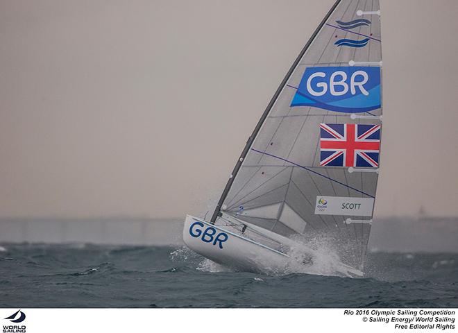Giles Scott - Day 3 - 2016 Rio Olympics © Sailing Energy/World Sailing